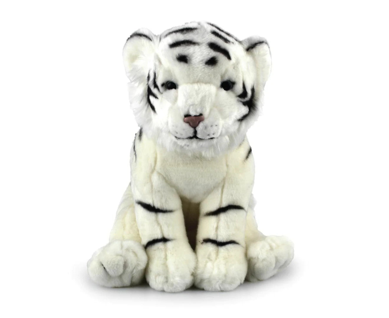 32Cm Alive Tiger Kids/Children Animal Soft Plush Stuffed Toy White 3Y+
