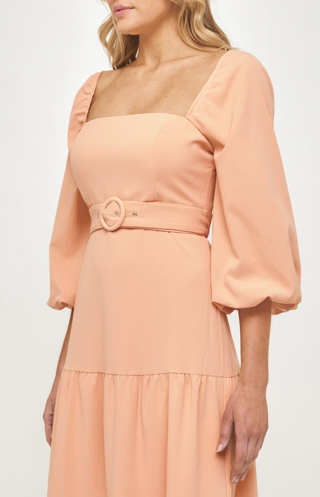 Apricot smock hot sale maxi dress