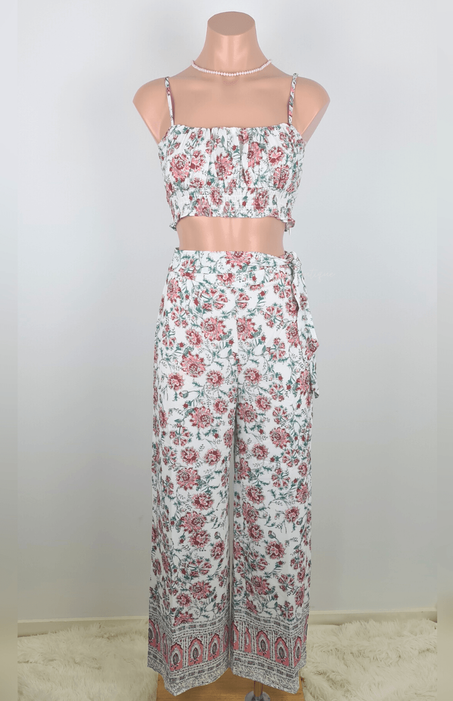 Allison Set in Floral Print - Ophelia Fox Boutique