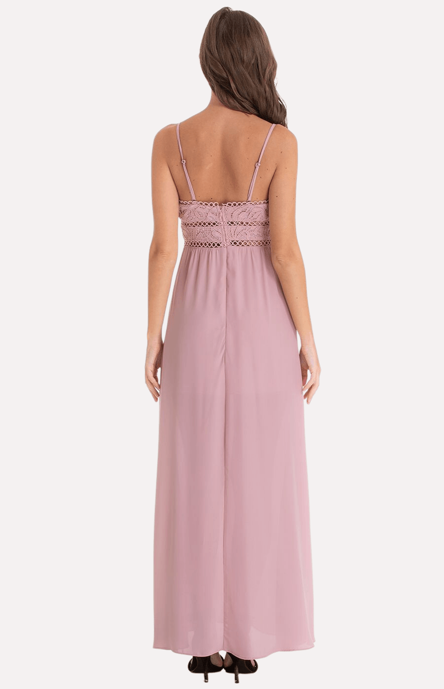 Veronica Maxi Dress in Blush - Ophelia Fox Boutique