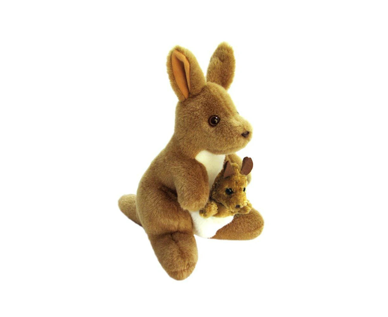 30Cm Kangaroo Kids/Children Animal Soft Plush Stuffed Toy Brown 3Y+