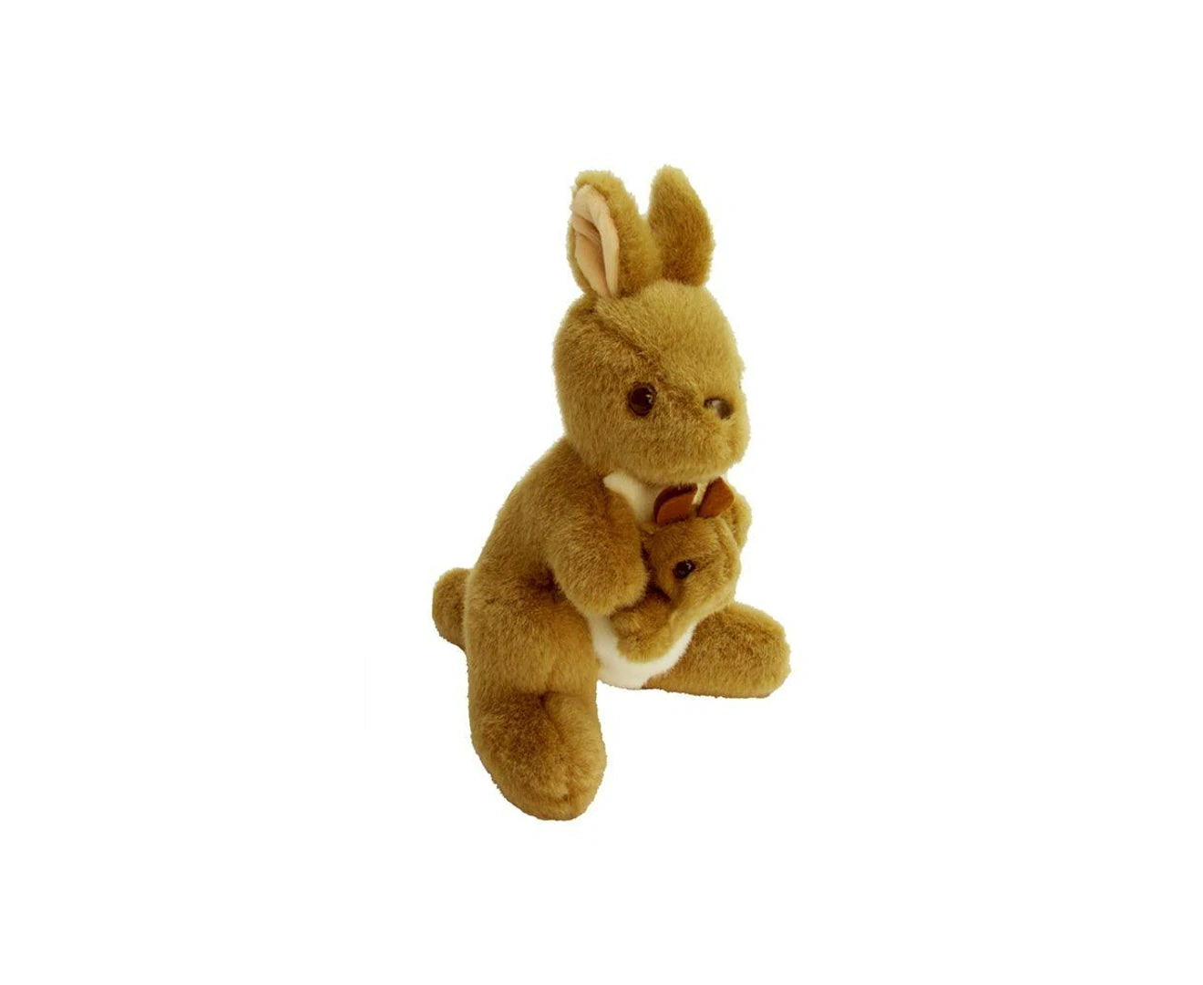 25Cm Kangaroo Kids/Children Animal Soft Plush Stuffed Toy Brown 3Y+